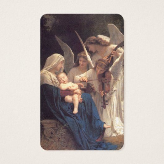 Gebed Kaarten | Liedje van Engelen Visitekaartje (Voorkant)