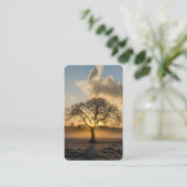 Gebed Kaarten | Lone Tree Deluxe 01 Visitekaartje (Staand voorkant)