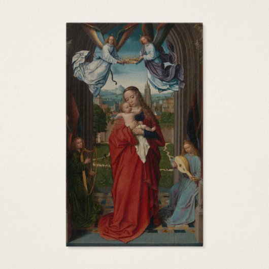 Gebed Kaarten | Maagd en Kind Visitekaartjes (Voorkant)