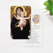 Gebed Kaarten | Madonna van de Lelies Visitekaartje (Bureau)