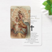 Gebed Kaarten | Mary huilt niet Visitekaartje (Bureau)