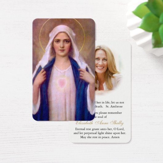 Gebed Kaarten | Moeder Maria 1 Visitekaartje (Bureau)