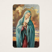 Gebed Kaarten | Onze-Lieve-Vrouw Moeder Maria Visitekaartje (Voorkant)