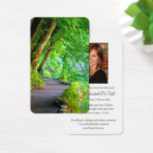 Gebed Kaarten | Pad door het bos Visitekaartje (Bureau)