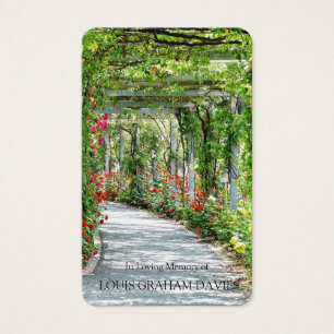 Gebed Kaarten   Pad Roos Visitekaartje