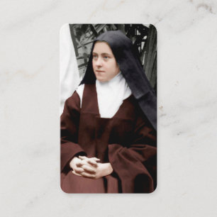 Gebed Kaarten   Saint Thérèse Visitekaartje