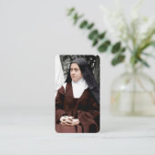 Gebed Kaarten | Saint Thérèse Visitekaartje (Staand voorkant)