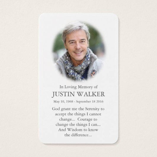 Gebed Kaarten | Serene wateren Visitekaartje (Achterkant)