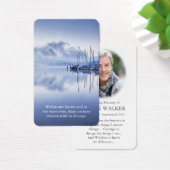 Gebed Kaarten | Serene wateren Visitekaartje (Bureau)