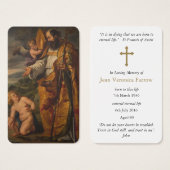 Gebed Kaarten | Sint-Augustinus 6 Visitekaartje (Voorkant /achterkant)