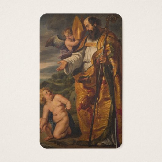 Gebed Kaarten | Sint-Augustinus 6 Visitekaartje (Voorkant)