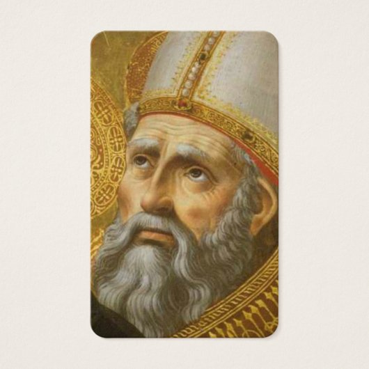 Gebed Kaarten | Sint-Augustinus 7 Visitekaartje (Voorkant)