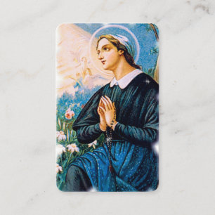 Gebed Kaarten   St Angela Merici Visitekaartje