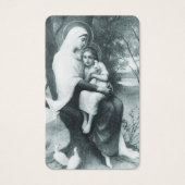 Gebed Kaarten | St Anne & Child Mary Visitekaartje (Voorkant)