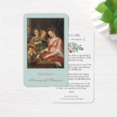 Gebed Kaarten | St. Cecilia 1 Visitekaartjes (Bureau)