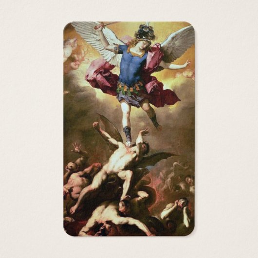 Gebed Kaarten | St. Michael 1 Visitekaartjes (Voorkant)