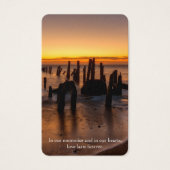 Gebed Kaarten | Sunset Peace Visitekaartje (Voorkant)