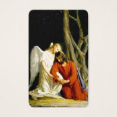 Gebed Kaarten | Troostende engel Visitekaartje (Voorkant)