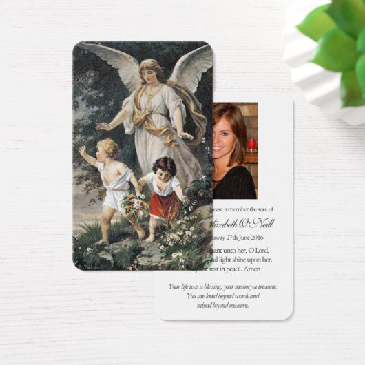 Gebed Kaarten | voogd engel 3 Visitekaartje (Bureau)