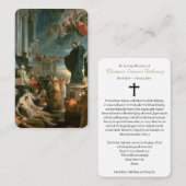 Gebed Kaarten | Wonderen St Francis Xavier Visitekaartje (Voorkant / Achterkant)