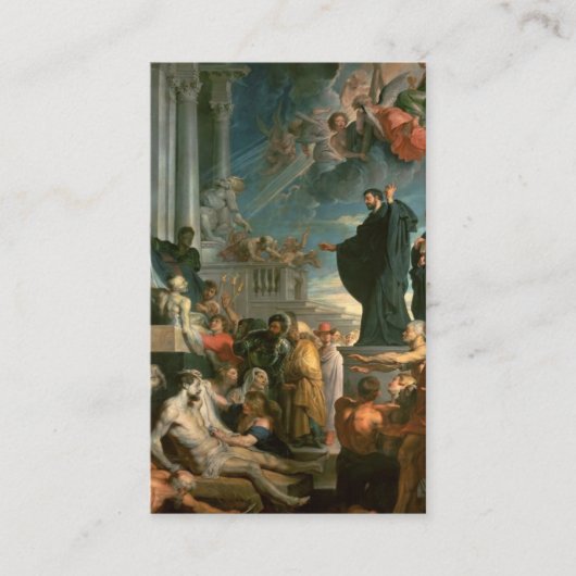 Gebed Kaarten | Wonderen van Sint-Franciscus Xaver Visitekaartje (Voorkant)