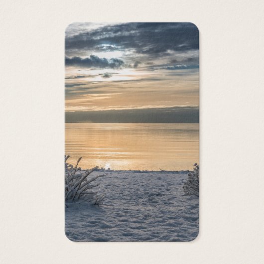 Gebed Kaarten | Zeegezicht 1 Visitekaartje (Voorkant)