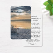 Gebed Kaarten | Zeegezicht Visitekaartje (Bureau)