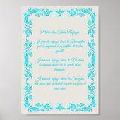 Gebed Kinder Vlucht Drie Juwelen Poster (Voorkant)