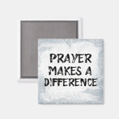 Gebed maakt het verschil magneet (Voorkant / Achterkant)