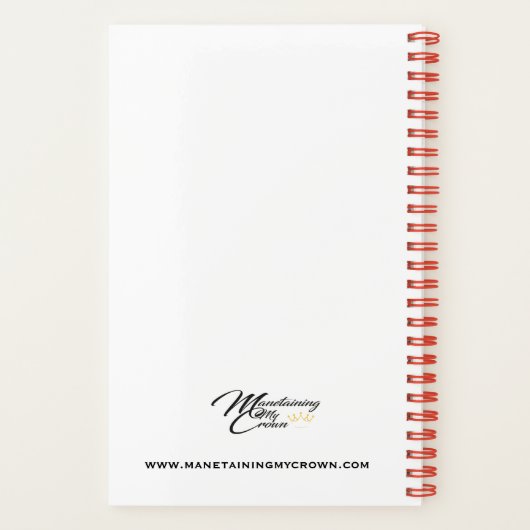 Gebed Moeder 5,5" x 8,5" Spiraal Notitieboek (Achterkant)