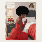 Gebed Moeder Hardcover Maandelijkse Planner 8.5 "x (Voorkant)