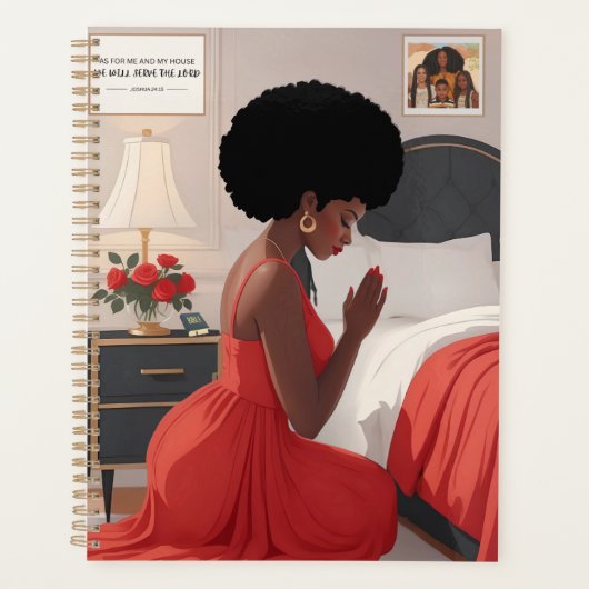 Gebed Moeder Hardcover Maandelijkse Planner 8.5 "x (Voorkant)