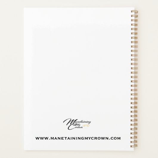 Gebed Moeder Hardcover Maandelijkse Planner 8.5 "x (Achterkant)