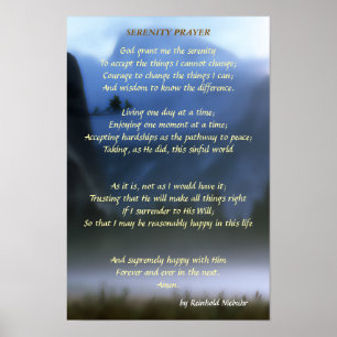 Gebed om Sereniteit Poster