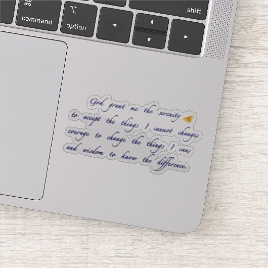gebed om sereniteit sticker (Detail)
