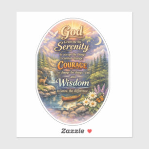 Gebed om Sereniteit Sticker