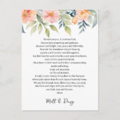 Gebed op je trouwdag briefkaart (Voorkant)