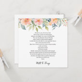 Gebed op je trouwdag kaart (Voorkant / Achterkant in situ)