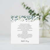 Gebed op je trouwdag kaart (Staand voorkant)