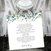 Gebed op je trouwdag kaart