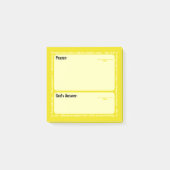 Gebed Post-it Notes (geel) (Voorkant)