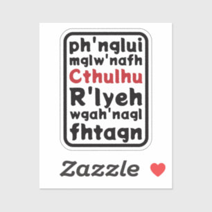 Gebed tot Cthulhu Sticker