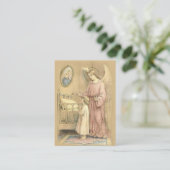 Gebed tot Uw beschermengel Heilige Kaart Visitekaartje (Staand voorkant)