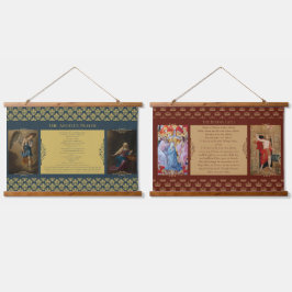 Gebed van Angelus en Regina Caeli Hangend Wandkleed