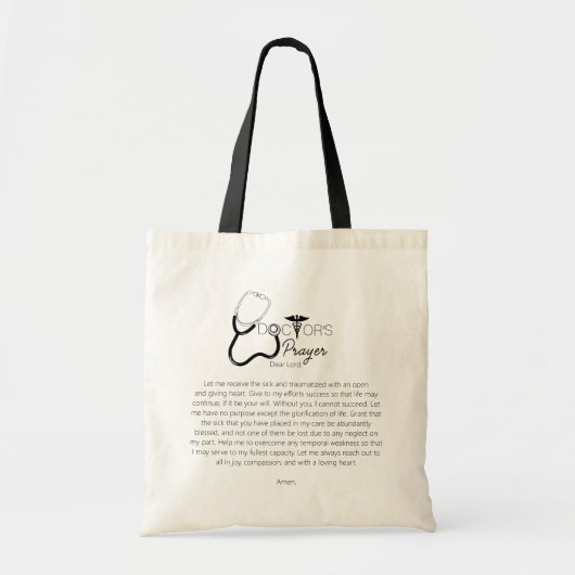 Gebed van Artsen Tote Bag (Voorkant)