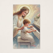 Gebed van Cecilia voor pianostudenten Visitekaartje (Voorkant)