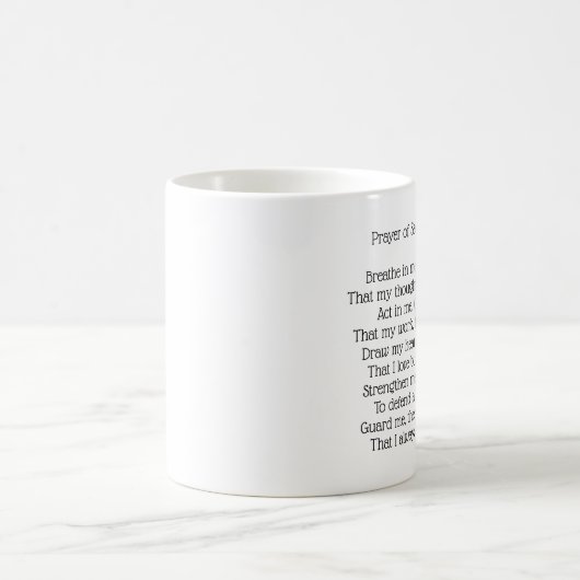 Gebed van de heilige Augustinus Koffiemok (Center)