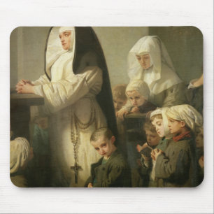 Gebed van de kinderen die lijden aan de ringworm muismat