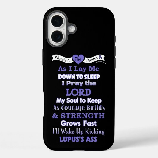 Gebed van de krijger: Lupus Case-Mate iPhone Case (Achterkant)