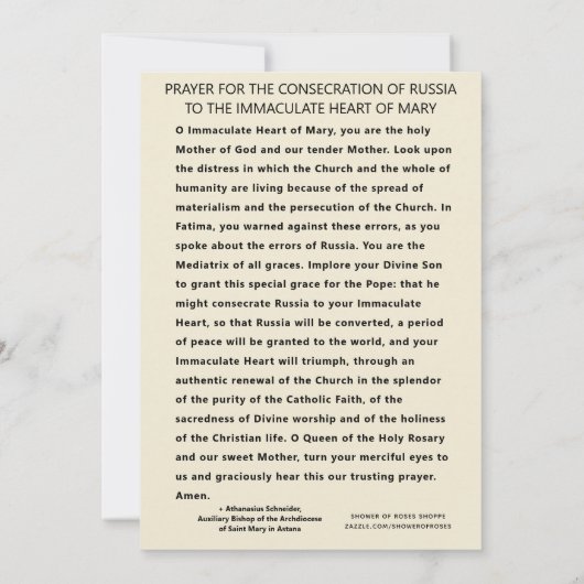 Gebed van de Maagd Maria die zich van de Consectie (Achterkant)